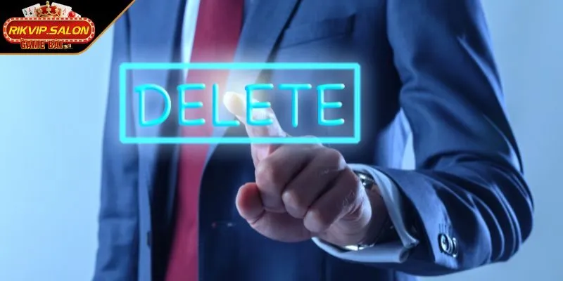 Xác nhận quy trình xóa tài khoản cá cược hoàn tất